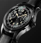 Thumbnail for your product : Montblanc Summit 46mm Pvd-Coated Stainless Steel And Leather Smart Watch