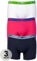 Thumbnail for your product : Emporio Armani Mens Fashion Trunks (3 Pack)