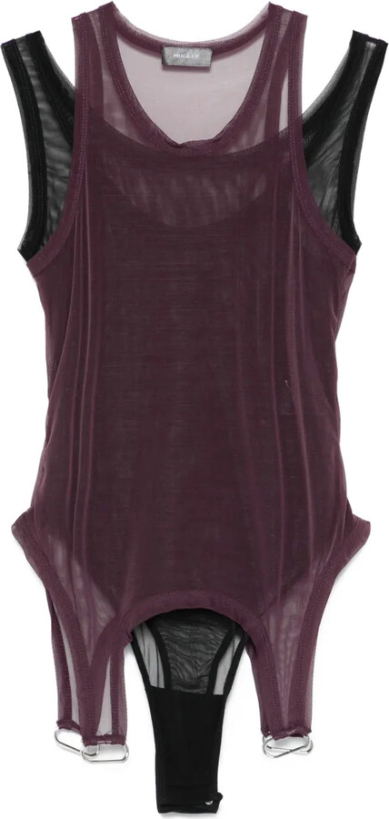 Thierry Mugler Mesh Layered Bodysuit