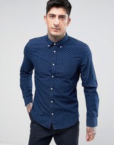 Thumbnail for your product : Wrangler Button Down Slim Fit Shirt Mini Palm Print