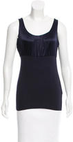 Thumbnail for your product : Brunello Cucinelli Sleeveless Satin Top