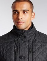 Thumbnail for your product : Marks and Spencer Quilted Textured Jacket with StormwearTM