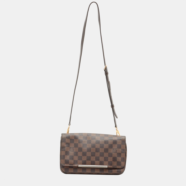 Louis Vuitton Hoxton Damier Ebene Canvas Shoulder Bag on SALE