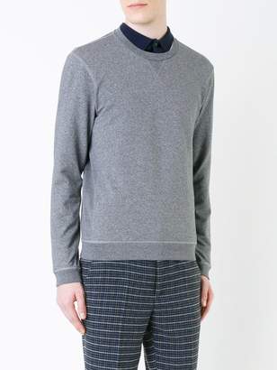 Kent & Curwen knit panel sweatshirt