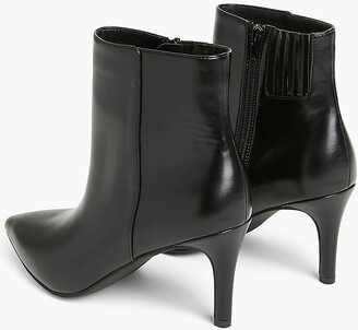 Lane Bryant Dream Cloud Faux-Leather Pointed-Toe Stiletto Bootie