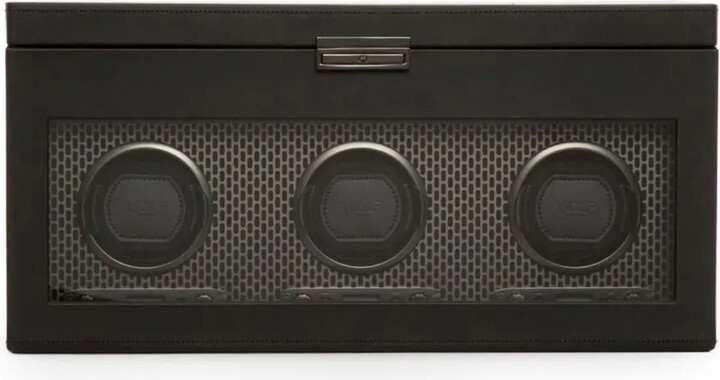 Wolf Axis triple watch winder