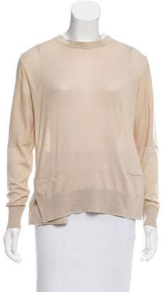 Calvin Klein Collection Silk-Cashmere Open Back Sweater w/ Tags