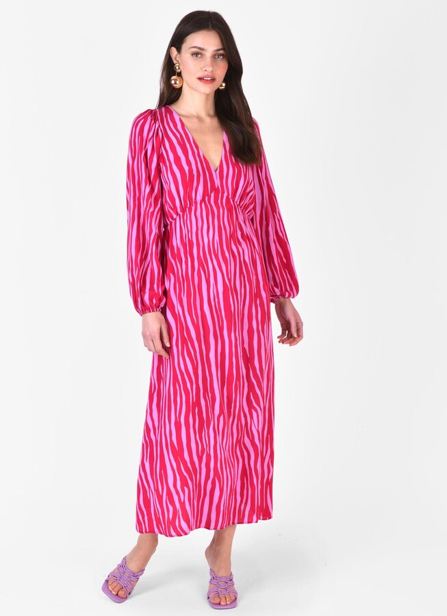 Ro&Zo Zebra Print Maxi Dress - ShopStyle