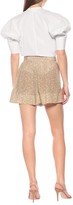 Thumbnail for your product : Chloé Floral high-rise silk shorts