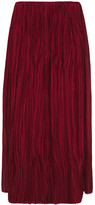 Thumbnail for your product : The Row Plisse-silk Midi Skirt