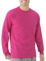 Thumbnail for your product : Fruit of the Loom Men's Platinum EverSoft Long Sleeve T-Shirt, Available up to size 4X