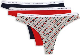 Tommy Hilfiger Women's Classic Cotton Thong 3 Pack