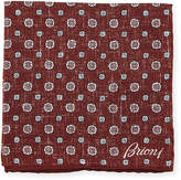 Thumbnail for your product : Brioni Faded Medallions Pocket Square