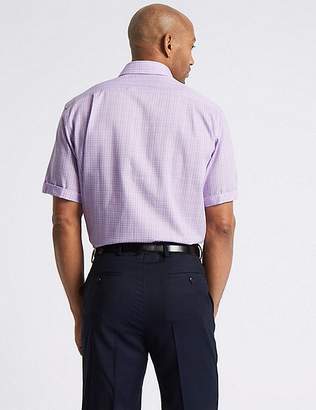 Marks and Spencer Short Sleeve Non-Iron Regular Fit Shirt