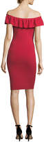 Thumbnail for your product : Elie Tahari Ruthie Ruffle Off-the-Shoulder Dress