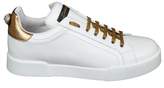 Thumbnail for your product : Dolce & Gabbana White Leather Sneakers