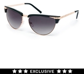 Thumbnail for your product : Jeepers Peepers Exclusive to Asos Cateye Metal Sunglasses