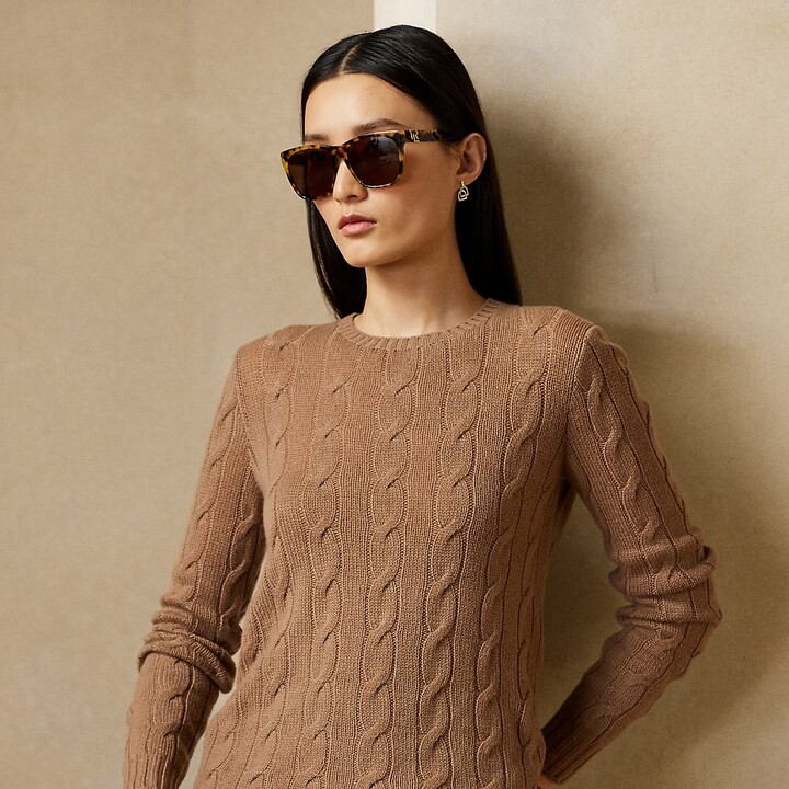 Ralph Lauren Collection Women's Brown Cashmere Sweaters | ShopStyle