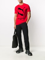 Thumbnail for your product : Balmain x Puma logo T-shirt