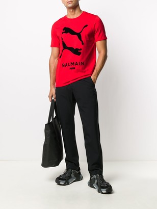 Balmain x Puma logo T-shirt