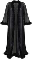 Thumbnail for your product : boohoo Premium Fluffy Trim Maxi Robe