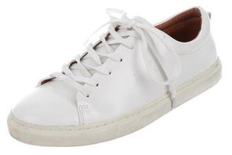 Sandro Leather Low-Top Sneakers