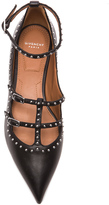 Thumbnail for your product : Givenchy Piper Elegant Stud Leather Ballerina Flats