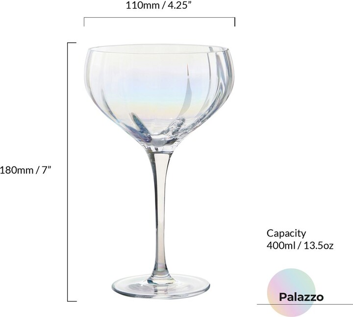 Anton Studio Designs Palazzo Champagne Saucer Glasses ShopStyle