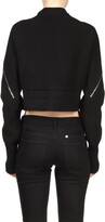 Thumbnail for your product : Givenchy Zip Sleeve Crop Sweater
