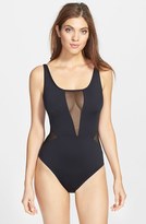 Thumbnail for your product : La Blanca Mesh Inset One-Piece Swimsuit