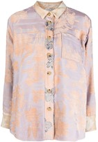 Thumbnail for your product : Forte Forte Floral Jacquard Shirt Jacket