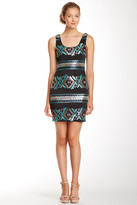 Thumbnail for your product : As U Wish Sleeveless Geo Sequin Tank Dress