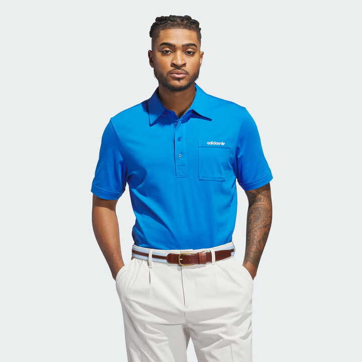 adidas Originals Archive Pocket Polo Shirt Blue Bird S Mens