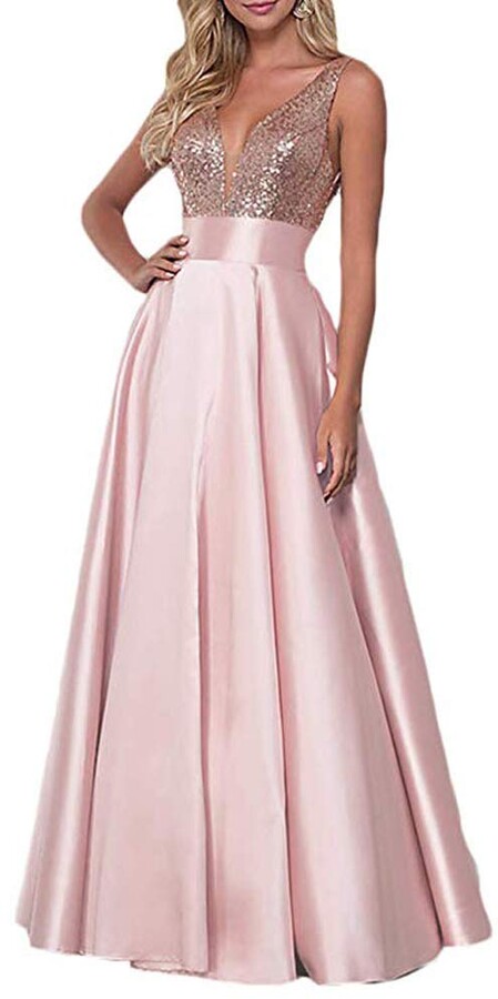 rose pink gown