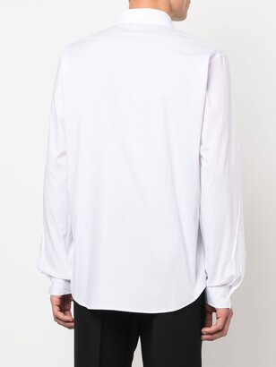 Versace Jeans Couture Logo-Print Stretch-Cotton Shirt