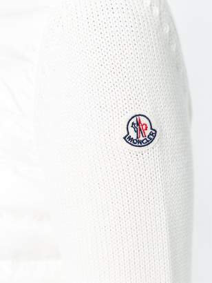 Moncler knitted padded jacket