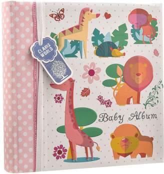 ARPAN Baby Girls Slip In Case Memo Photo Album 4 x 6'' For 200 Photos - Woodland Animals - Ideal Gift