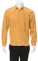 Thumbnail for your product : Burberry Pleated Silk Shirt