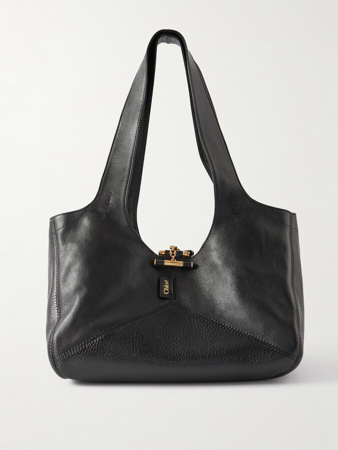 Chloé Balloon Leather Tote - Black
