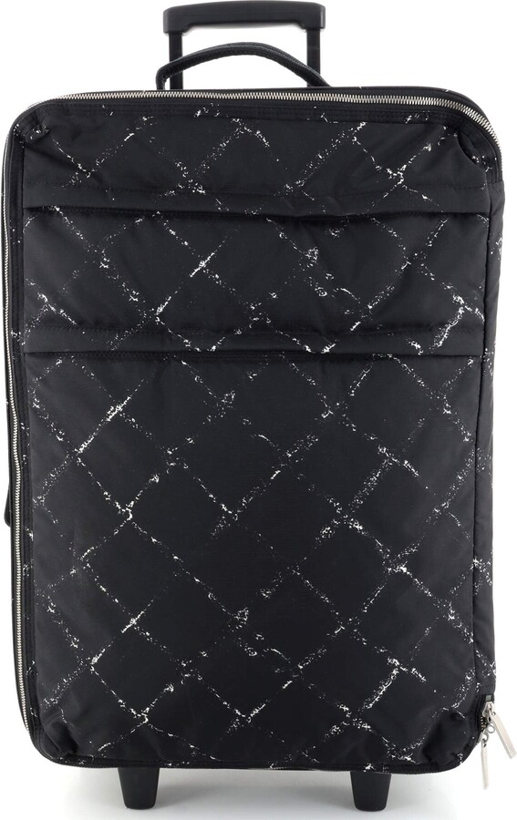 CHANEL] Chanel Tote MM New Travel Line Tote Bag Nylon x leather black  ladies tote bag – KYOTO NISHIKINO