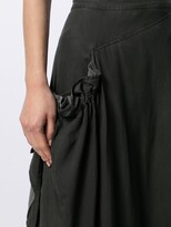 Thumbnail for your product : Y's Asymmetric Knitted Midi Skirt