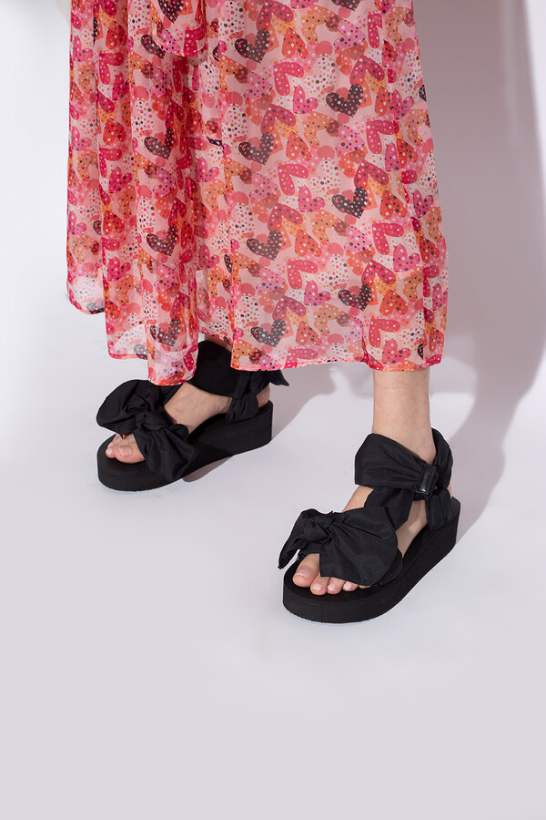 RED Valentino 'Puffy' Platform Sandals Women's Black - ShopStyle