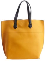 Thumbnail for your product : Fendi mustard and black leather top handle tote