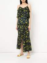 Thumbnail for your product : GOEN.J floral printed asymmetric skirt