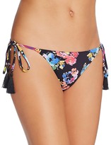 Thumbnail for your product : Pilyq Samba Floral Side Tie Bikini Bottom