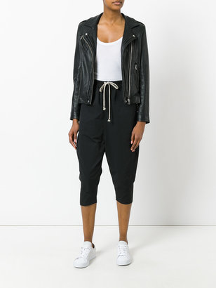 Rick Owens drawstring cropped trousers