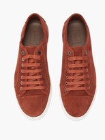 Thumbnail for your product : Brioni Logo-debossed Suede Trainers - Brown
