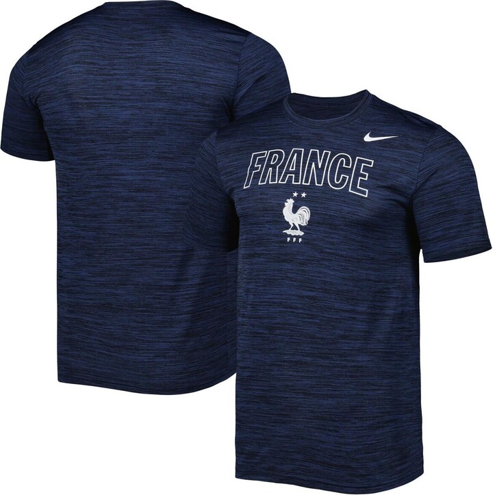 Nike Men's Navy France National Team Lockup Velocity Legend Performance T- shirt - ShopStyle