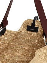 Thumbnail for your product : Isabel Marant Bayia Straw & Leather Tote Bag