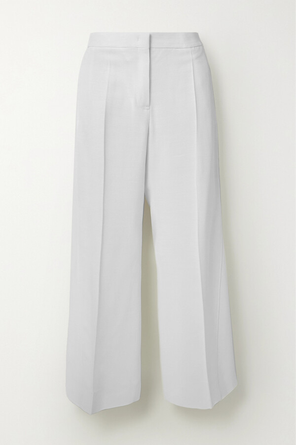 White Pleated Pants | Shop the world's largest collection of fashion 